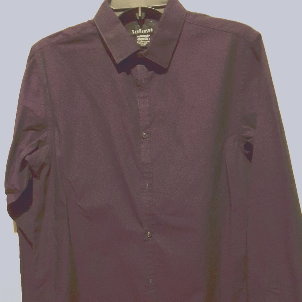 Boys Dark Purple size 18/20 Button Down Shirt